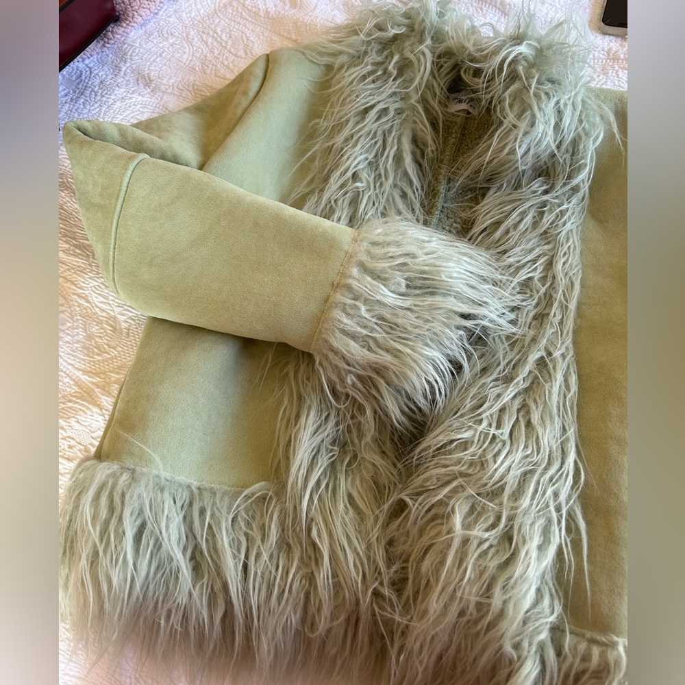 princess polly green penny lane coat